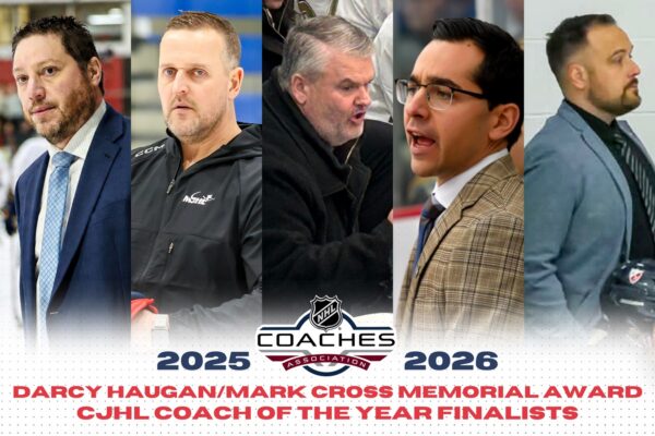 Powassan’s Goulet named finalist for CJHL Coach of the Year – presented by the NHL Coaches’ Association
