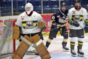 Voodoos move goalie to Rock